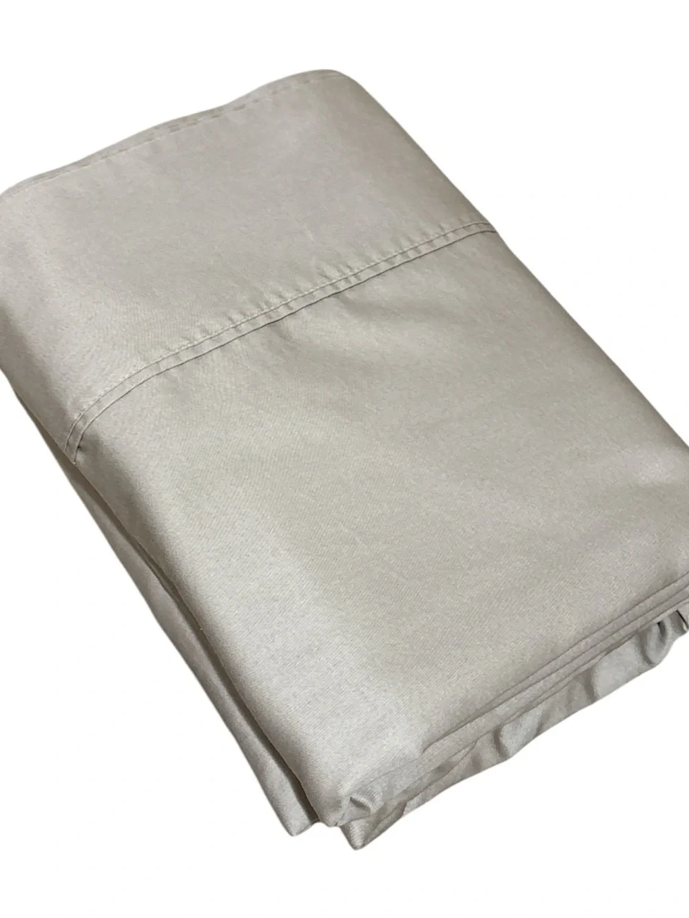 HEARTLAND HOMEGROWN Sheet Set Cotton Twin Size 100% Home Grown Cotton Taupe 2pc